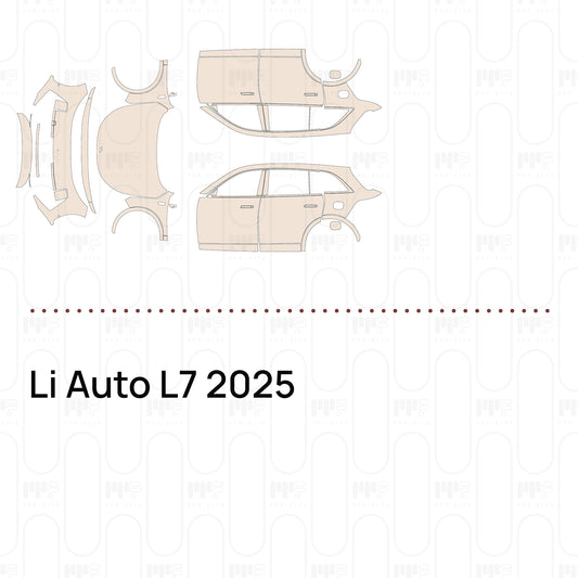 Li Auto L7 2025 – Lámina de protección PPF precortada
