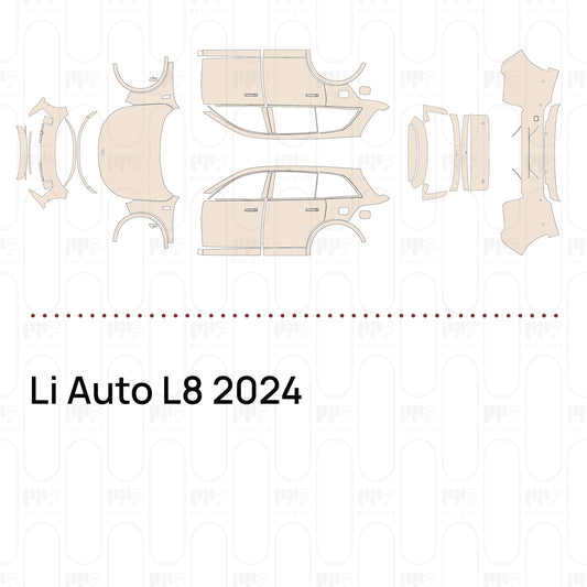 Li Auto L8 2024 – Lámina de protección PPF precortada