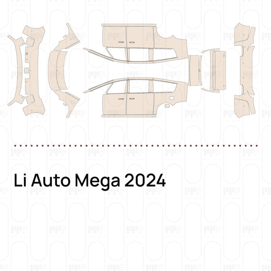 Li Auto Mega 2024 – Lámina de protección PPF precortada