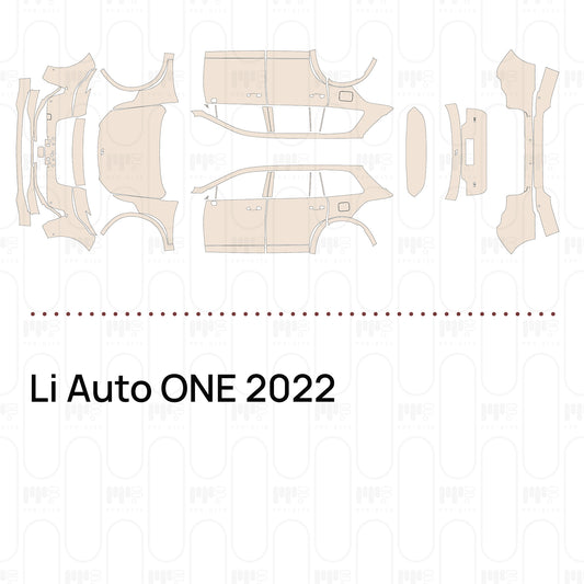 Li Auto ONE 2022 – Lámina de protección PPF precortada