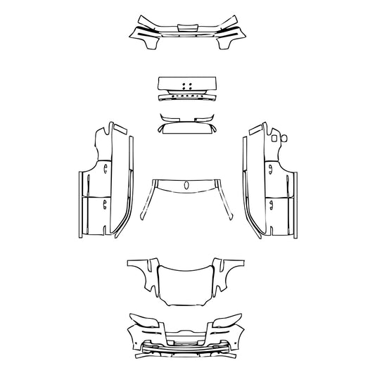 Pre-Cut PPF Lincoln NAVIGATOR Standard Wheelbase 2023 - PPF-Kits