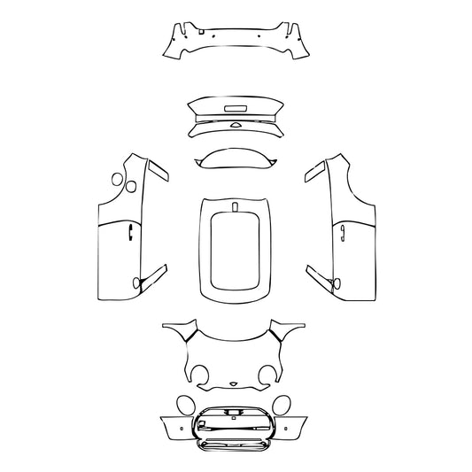 Pre-Cut PPF MINI MINI Hardtop 2 Door Cooper C Base 2025 - PPF-Kits