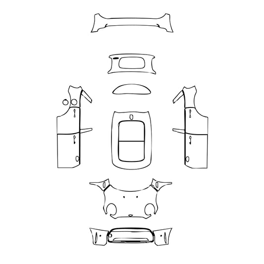 Pre-Cut PPF MINI MINI Hardtop 4 Door Cooper Base 2021 - PPF-Kits