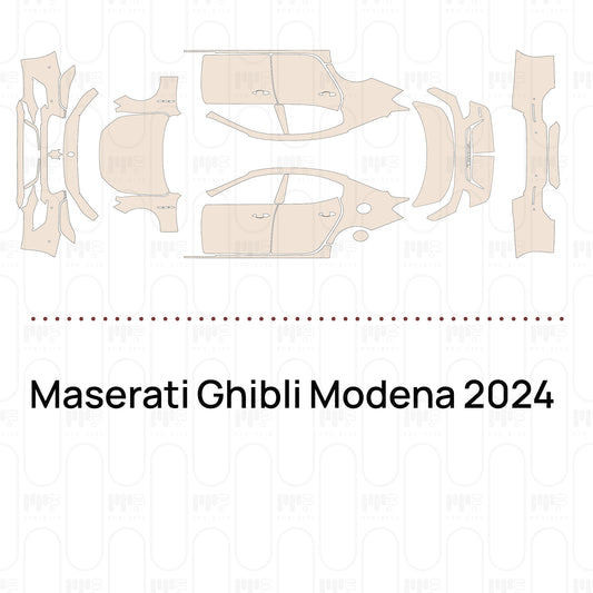 Pre-Cut PPF Maserati Ghibli Modena 2024