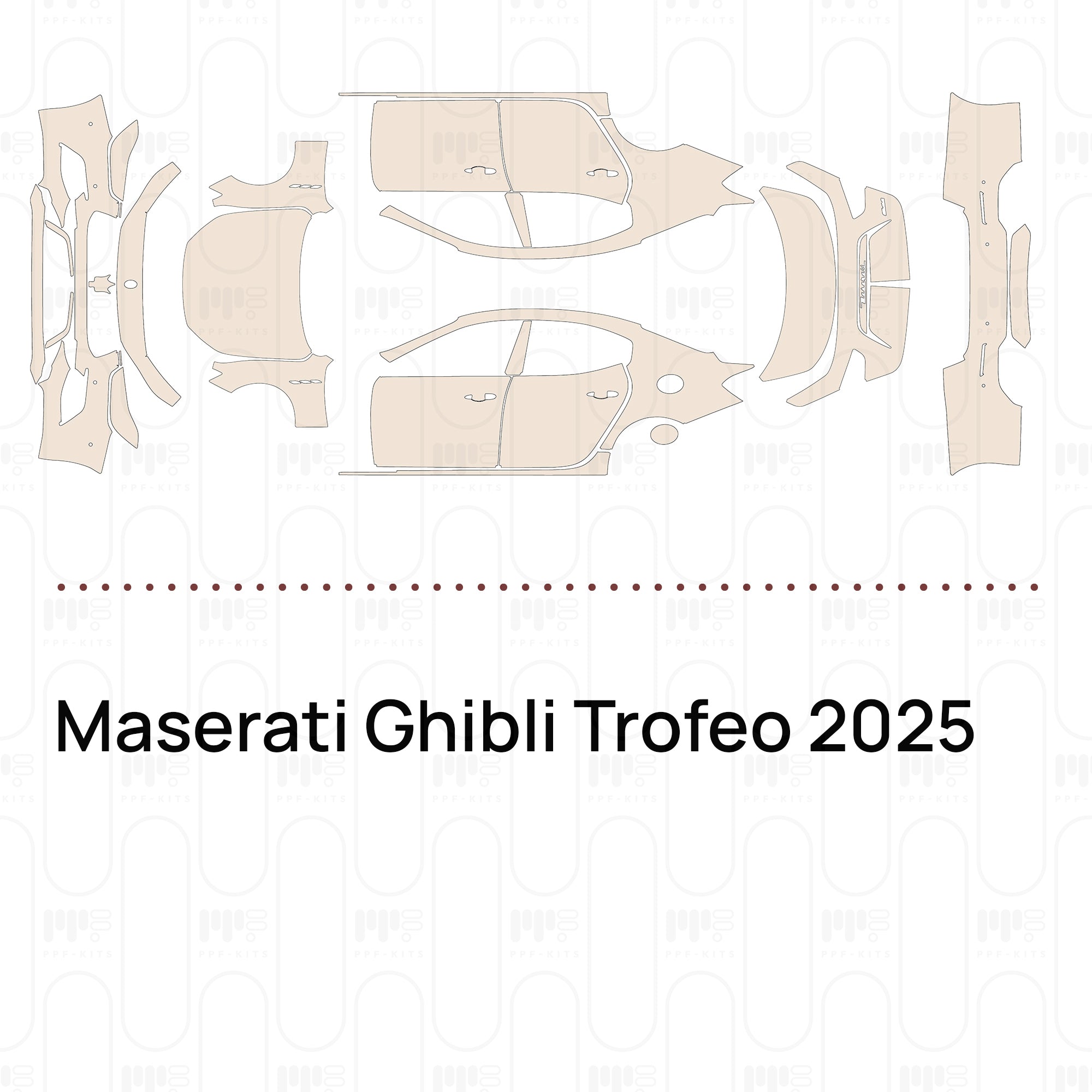 Pre Cut Ppf Maserati Ghibli S Granlusso 2020