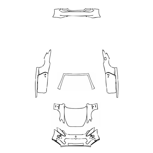 Pre-Cut PPF Maserati GranCabrio Base 2011 - PPF-Kits