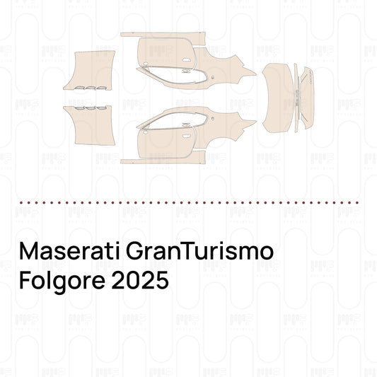 Pre-Cut PPF Maserati GranTurismo Folgore 2025