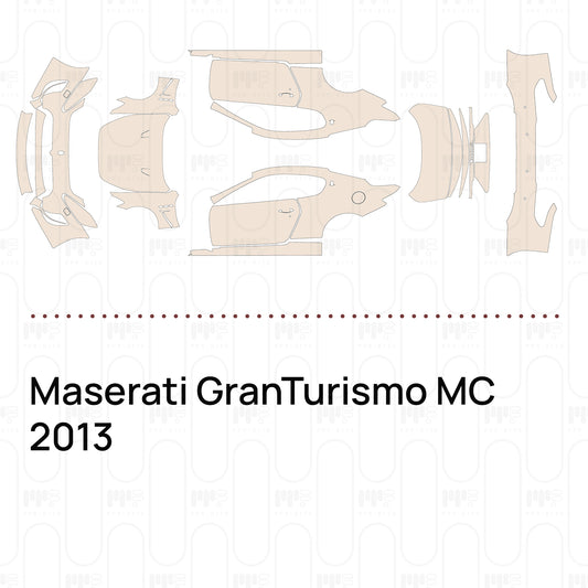 Pre-Cut PPF Maserati GranTurismo MC 2013