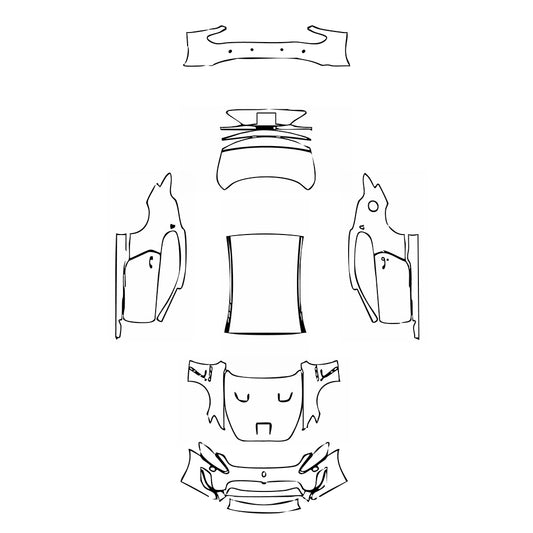 Pre-Cut PPF Maserati GranTurismo MC 2015 - PPF-Kits