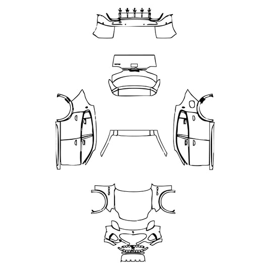 Pre-Cut PPF Maserati Grecale GT 2024 - PPF-Kits