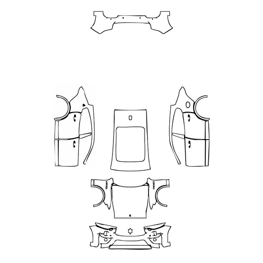 Pre-Cut PPF Maserati Levante GTS 2019 - PPF-Kits