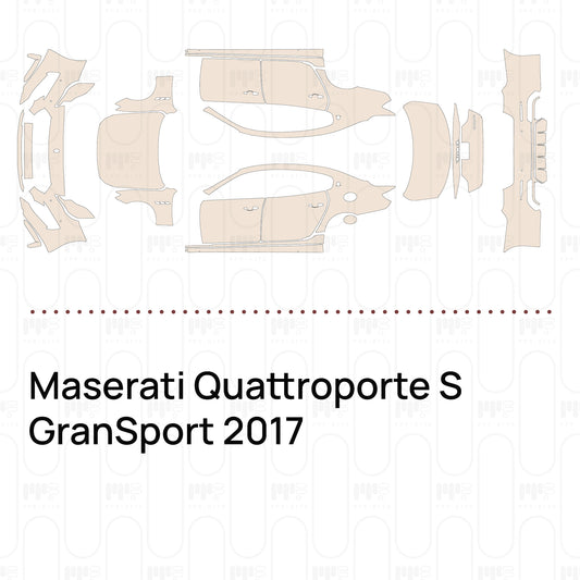 Pre-Cut PPF Maserati Quattroporte S GranSport 2017