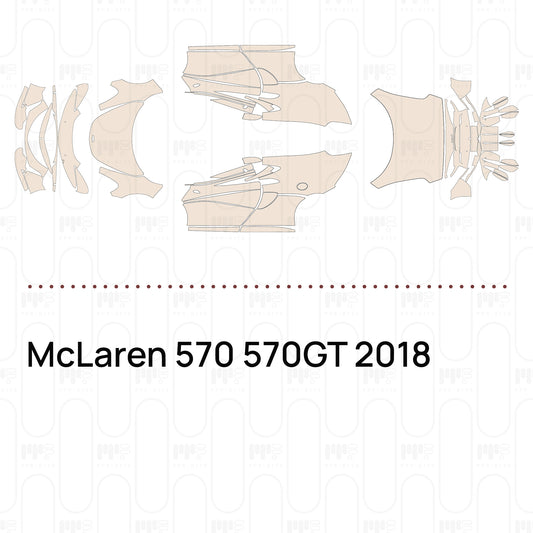 Pre-Cut PPF McLaren 570 570GT 2018
