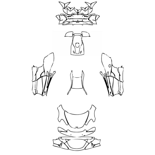 Pre-Cut PPF McLaren 600LT Coupe 2019 - PPF-Kits