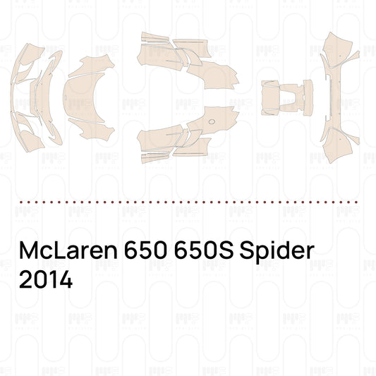 Pre-Cut PPF McLaren 650 650S Spider 2014
