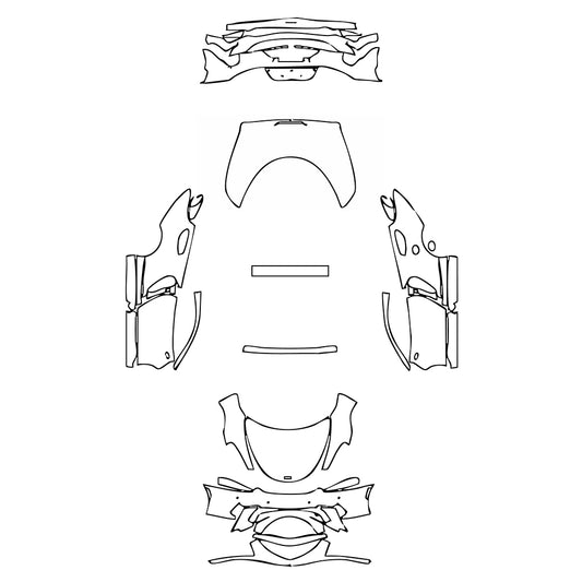 Pre-Cut PPF McLaren GT 2022 - PPF-Kits