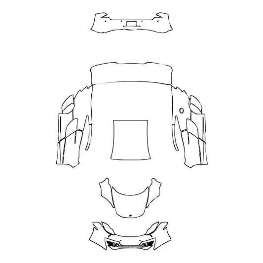 Pre-Cut PPF McLaren MP4-12C Coupe 2014 - PPF-Kits