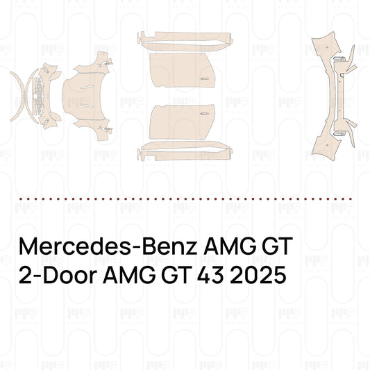 Pre-Cut PPF Mercedes-Benz AMG GT 2-Door AMG GT 43 2025