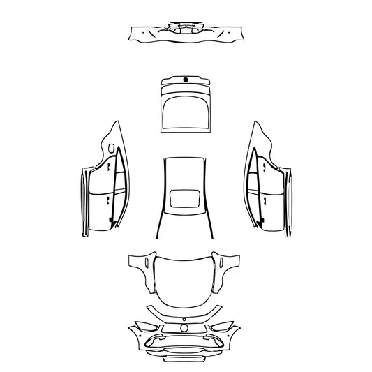 Pre-Cut PPF Mercedes-Benz AMG GT 4-Door 53 2019 - PPF-Kits