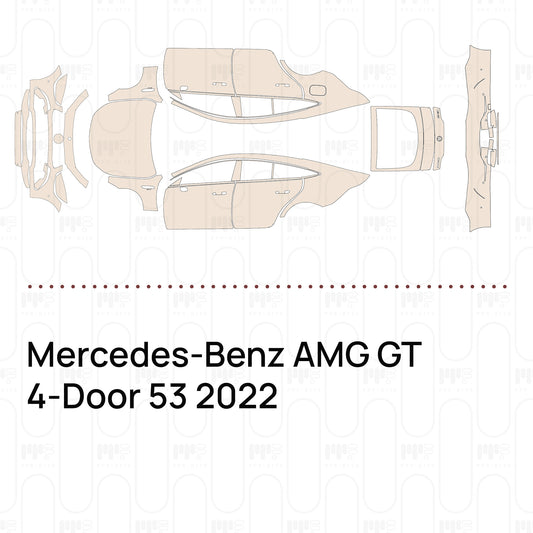 Pre-Cut PPF Mercedes-Benz AMG GT 4-Door 53 2022