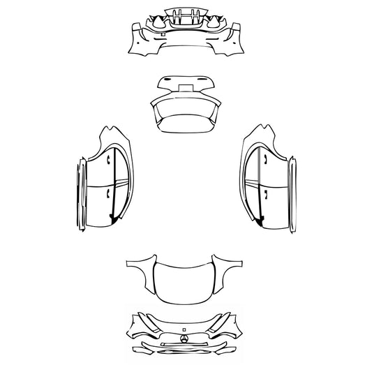 Pre-Cut PPF Mercedes-Benz A Class Hatchback AMG A 35 2024 - PPF-Kits