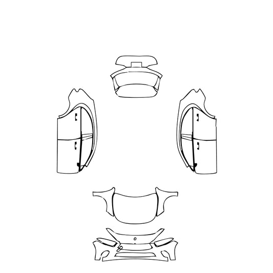 Pre-Cut PPF Mercedes-Benz A Class Hatchback Base 2019 - PPF-Kits