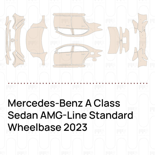 PPF precortado Mercedes-Benz A Class Sedan AMG-Line Standard Wheelbase 2023