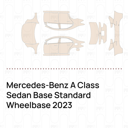 PPF precortado Mercedes-Benz A Class Sedan Base Standard Wheelbase 2023