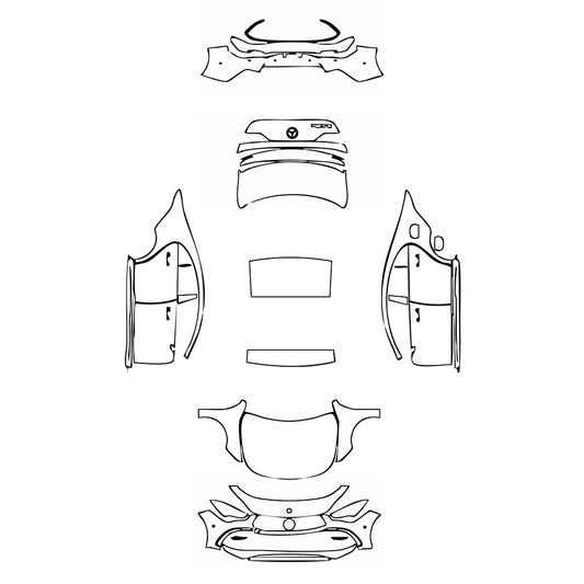 Pre-Cut PPF Mercedes-Benz CLA Coupe AMG Line 2024 - PPF-Kits