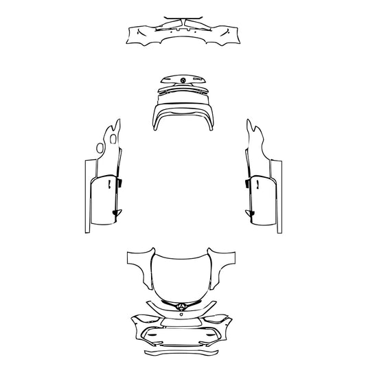 Pre-Cut PPF Mercedes-Benz CLE Cabriolet AMG Line 2024 - PPF-Kits