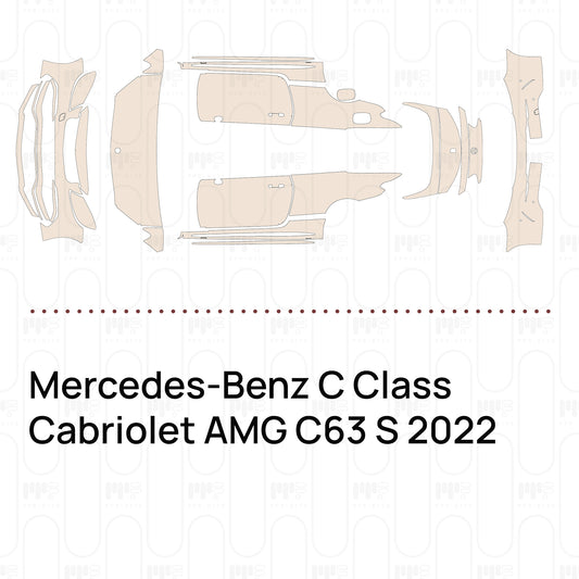 PPF precortado Mercedes-Benz C Class Cabriolet AMG C63 S 2022