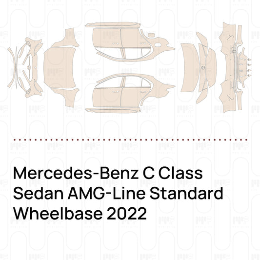 PPF precortado Mercedes-Benz C Class Sedan AMG-Line Standard Wheelbase 2022