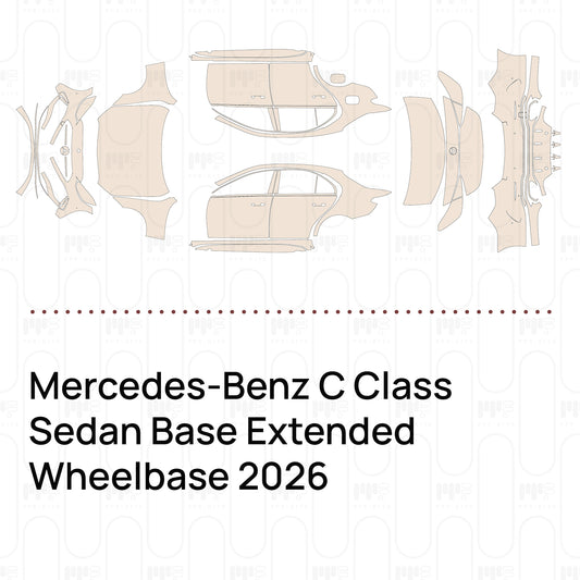Pre-Cut PPF Mercedes-Benz C Class Sedan Base Extended Wheelbase 2026