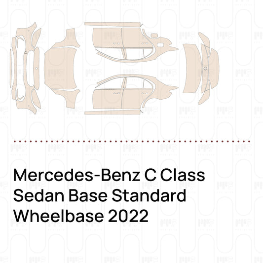 PPF precortado Mercedes-Benz C Class Sedan Base Standard Wheelbase 2022