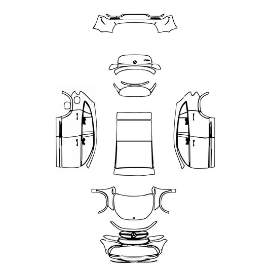 Pre-Cut PPF Mercedes-Benz EQA (CN) AMG Line 2022 - PPF-Kits