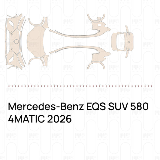 PPF precortado Mercedes-Benz EQS SUV 580 4MATIC 2026