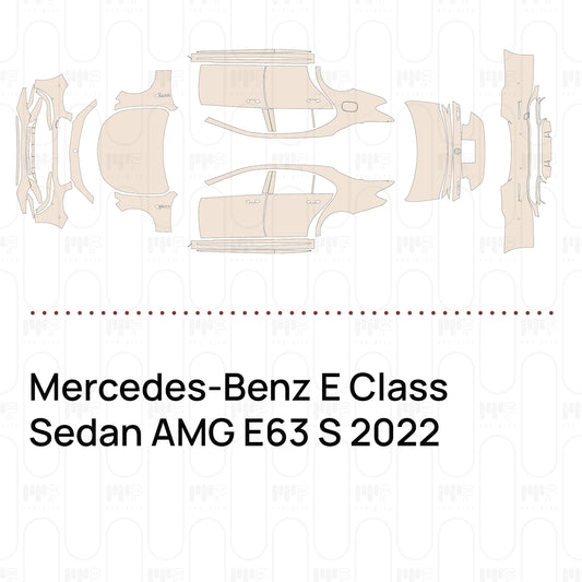PPF precortado Mercedes-Benz E Class Sedan AMG E63 S 2022