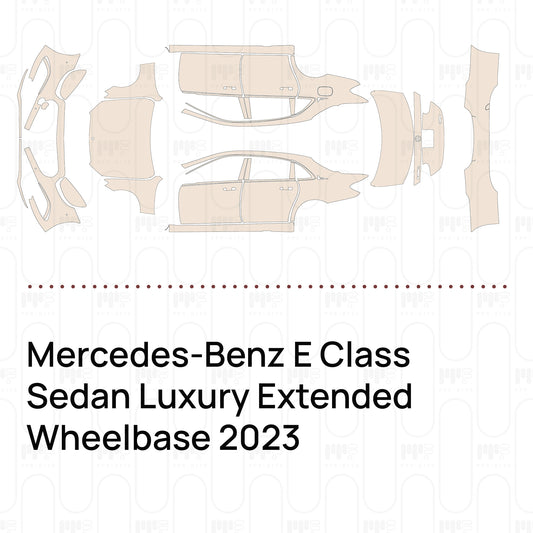 PPF precortado Mercedes-Benz E Class Sedan Luxury Extended Wheelbase 2023