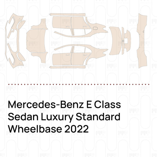 PPF precortado Mercedes-Benz E Class Sedan Luxury Standard Wheelbase 2022