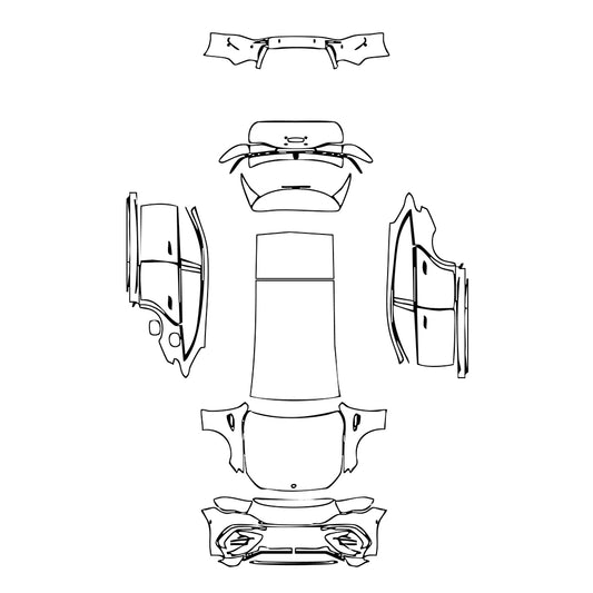 Pre-Cut PPF Mercedes-Benz E Class Wagon Estate AMG E53 2025 - PPF-Kits