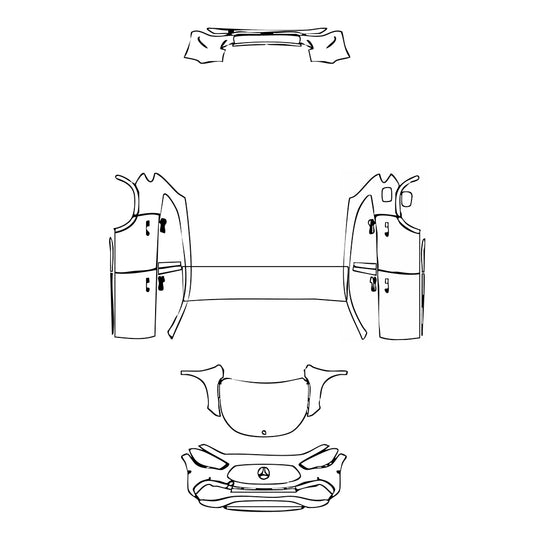 Pre-Cut PPF Mercedes-Benz GLA AMG GLA 45 2023 - PPF-Kits