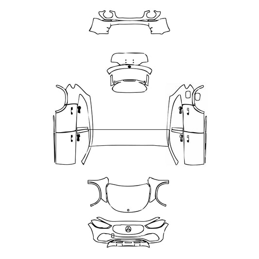 Pre-Cut PPF Mercedes-Benz GLA Base 2023 - PPF-Kits
