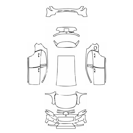Pre-Cut PPF Mercedes-Benz GLA Sport 2013 - PPF-Kits
