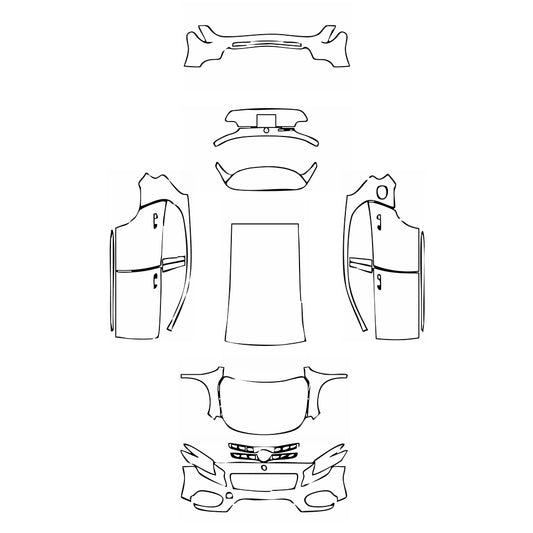 Pre-Cut PPF Mercedes-Benz GLA Sport 2019 - PPF-Kits