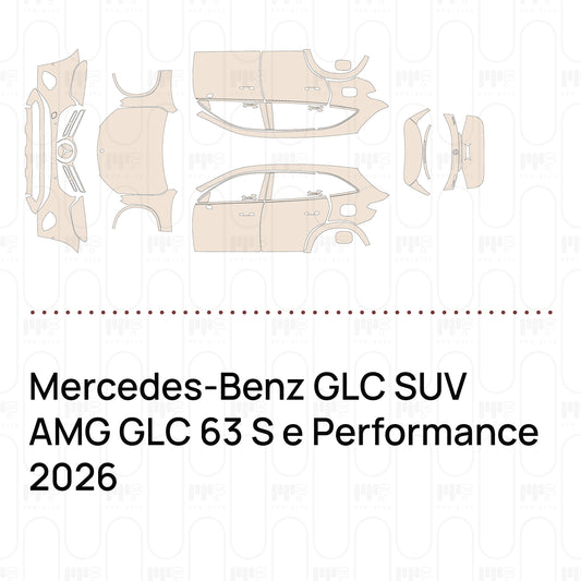 Pre-Cut PPF Mercedes-Benz GLC SUV AMG GLC 63 S e Performance 2026