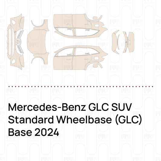 Pre-Cut PPF Mercedes-Benz GLC SUV Standard Wheelbase (GLC) Base 2024