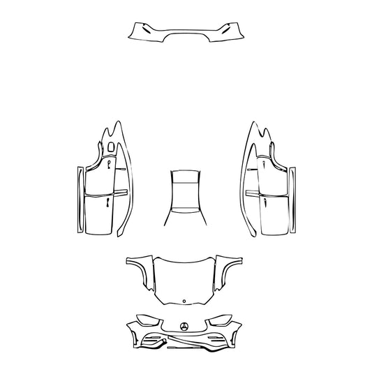 Pre-Cut PPF Mercedes-Benz GLE GLE Coupe AMG Line 2023 - PPF-Kits