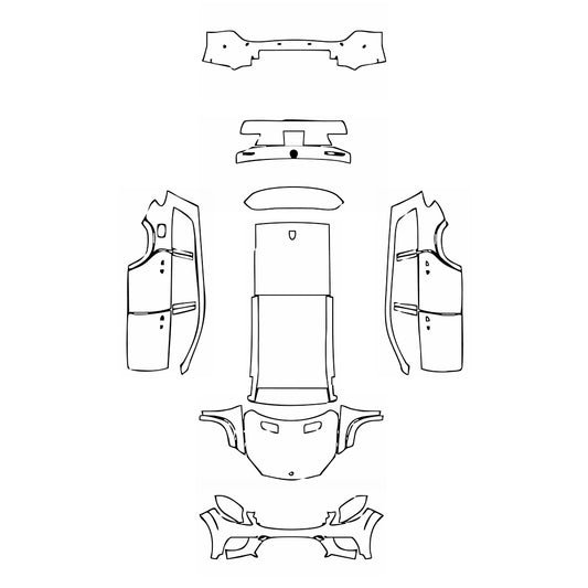 Pre-Cut PPF Mercedes-Benz GLS AMG Line 2016 - PPF-Kits