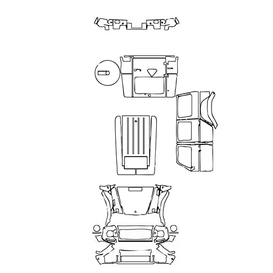 Pre-Cut PPF Mercedes-Benz G Class G500 2016 - PPF-Kits