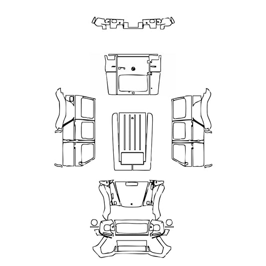 Pre-Cut PPF Mercedes-Benz G Class G500 4x4 2017 - PPF-Kits